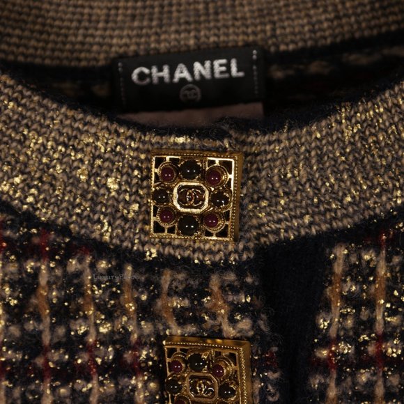 Amazing Chanel Cashmere dress FR SZ 44 - Picture 7 of 10